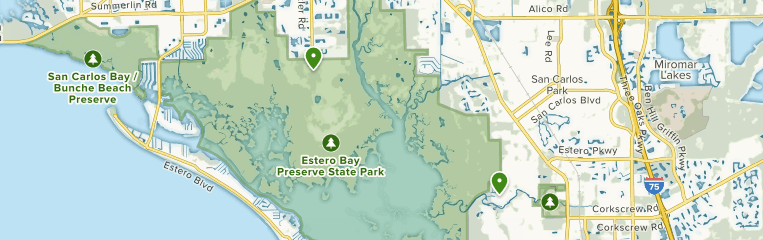 estero bay florida map